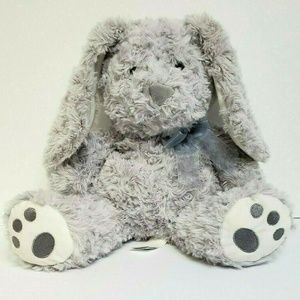 Hugfun Swirly Gray 14" Bunny Rabbit Plush